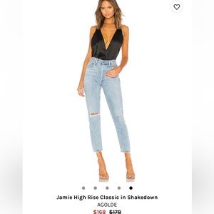 Agolde Jamie High Rise Classic Sz 27